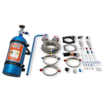 NOS PLATE WET NITROUS SYSTEM - GM 1997-2012 GM LS 90mm or 92mm 4-Bolt Throttle Body