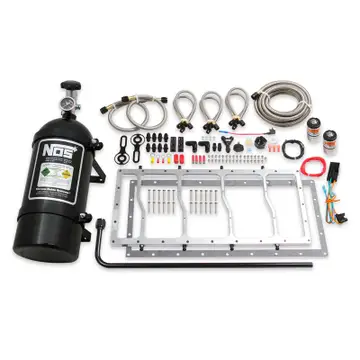 NOS DRY NITROUS PLATE SYSTEM FOR SNIPER EFI RACE SERIES LS INTAKE MANIFOLD - SILVER