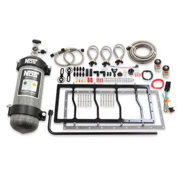 NOS DRY NITROUS PLATE SYSTEM FOR SNIPER EFI RACE SERIES LS INTAKE MANIFOLD - BLACK
