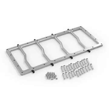 NOS DRY NITROUS PLATE FOR SNIPER EFI FABRICATED RACE SERIES LS INTAKE MANIFOLDS-SILVER