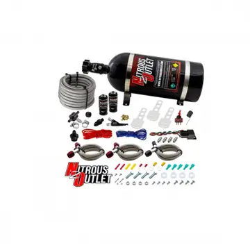 Nitrous Outlet X-Series Universal EFI Single Nozzle System with Bottle Upgrade