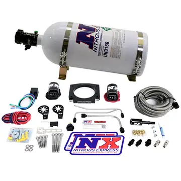 Nitrous Express LS Single Entry 90mm Plate Hardline System (50-400Hp)