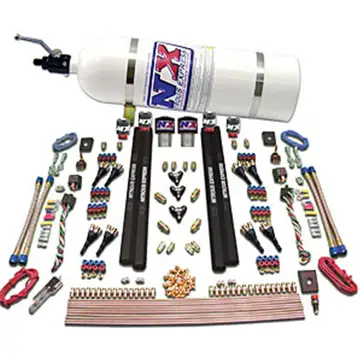Nitrous Express SHARK DUAL STG/ALC 16 NZLS (200-1200HP) 8 SOLENOIDS