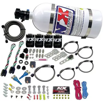 Nitrous Express GM EFI Dual Nozzle System, 15lb Bottle