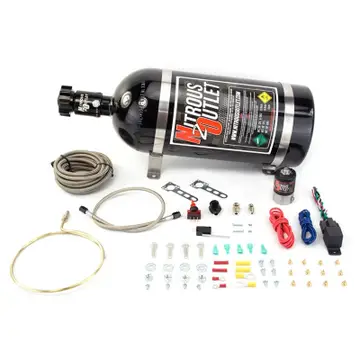 Nitrous Outlet GM EFI Large Dry Distribution Ring Nitrous System, 15lb Bottle