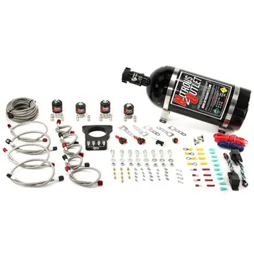 Nitrous Outlet Dual Stage GM LSX 78mm Plate System, 15lb Bottle