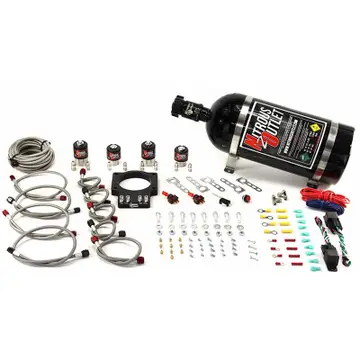Nitrous Outlet Dual Stage GM LSX 90mm Plate System, 15lb Bottle
