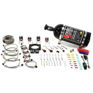 Nitrous Outlet 92mm LS1 Dual Stage Plate System, 10lb Bottle
