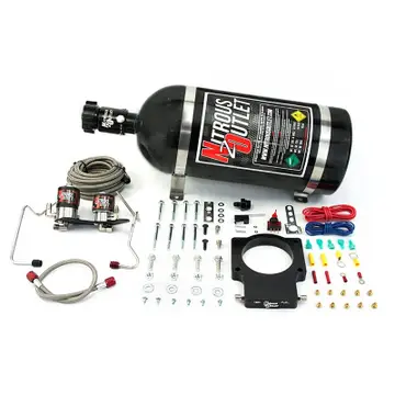 Nitrous Outlet 90mm Plate System, 2007-13 GM Truck/Trailblazer SS, 15lb Bottle
