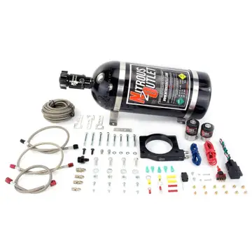 Nitrous Outlet LSX Magnuson Supercharger 90mm Plate System, 10lb Bottle
