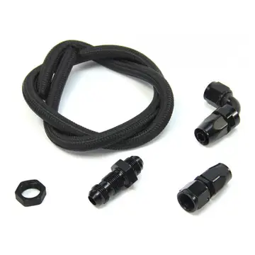 Nitrous Outlet 90 Degree Blow Down Kit w/Straight Bulk Head Fitting