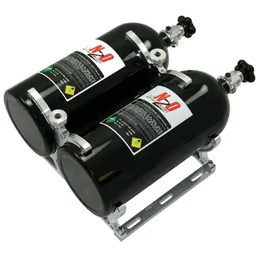 Nitrous Outlet Dual Vertical Billet 10lb/15lb Nitrous Bottle Bracket