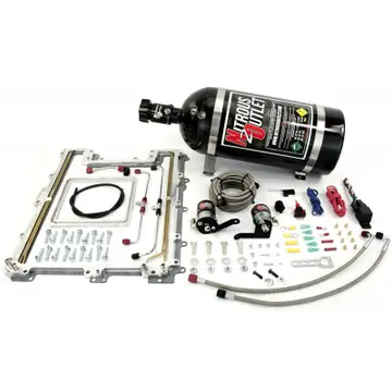 Nitrous Outlet Supercharger Blower Plate System, LSA CTS-V & ZL1, 10lb Bottle
