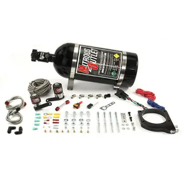 Nitrous Outlet 102mm Plate System, 2009-14 Cadillac CTS-V, 15lb Bottle