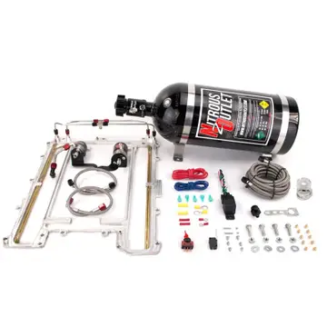 Nitrous Outlet LS9 Blower Plate System, 10lb Bottle