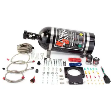 Nitrous Outlet 90mm LSX Truck Plate System, 15lb Bottle