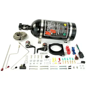 Nitrous Outlet 102mm FAST Intake Hard-Lined Plate System, 15lb Bottle