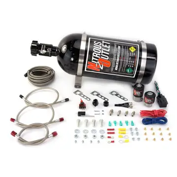 Nitrous Outlet Universal EFI Single Nozzle Nitrous System, 10lb Bottle