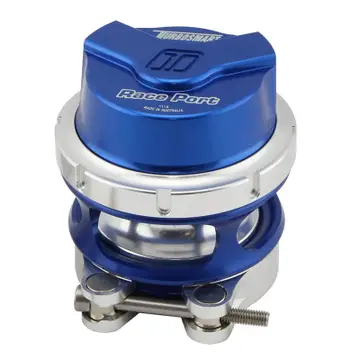 Turbosmart BOV Race Port Female Gen-V Blue (fits competitors flange) - NO WELD FLANGE