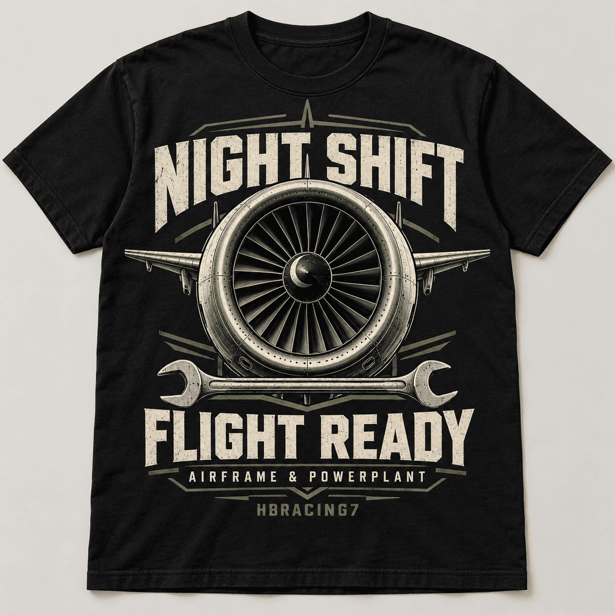 Night Shift Flight Ready Tee (front)