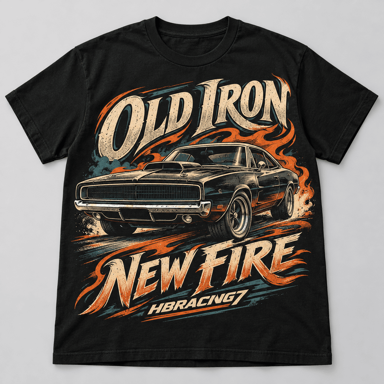 Old Iron New Fire Tee (front)