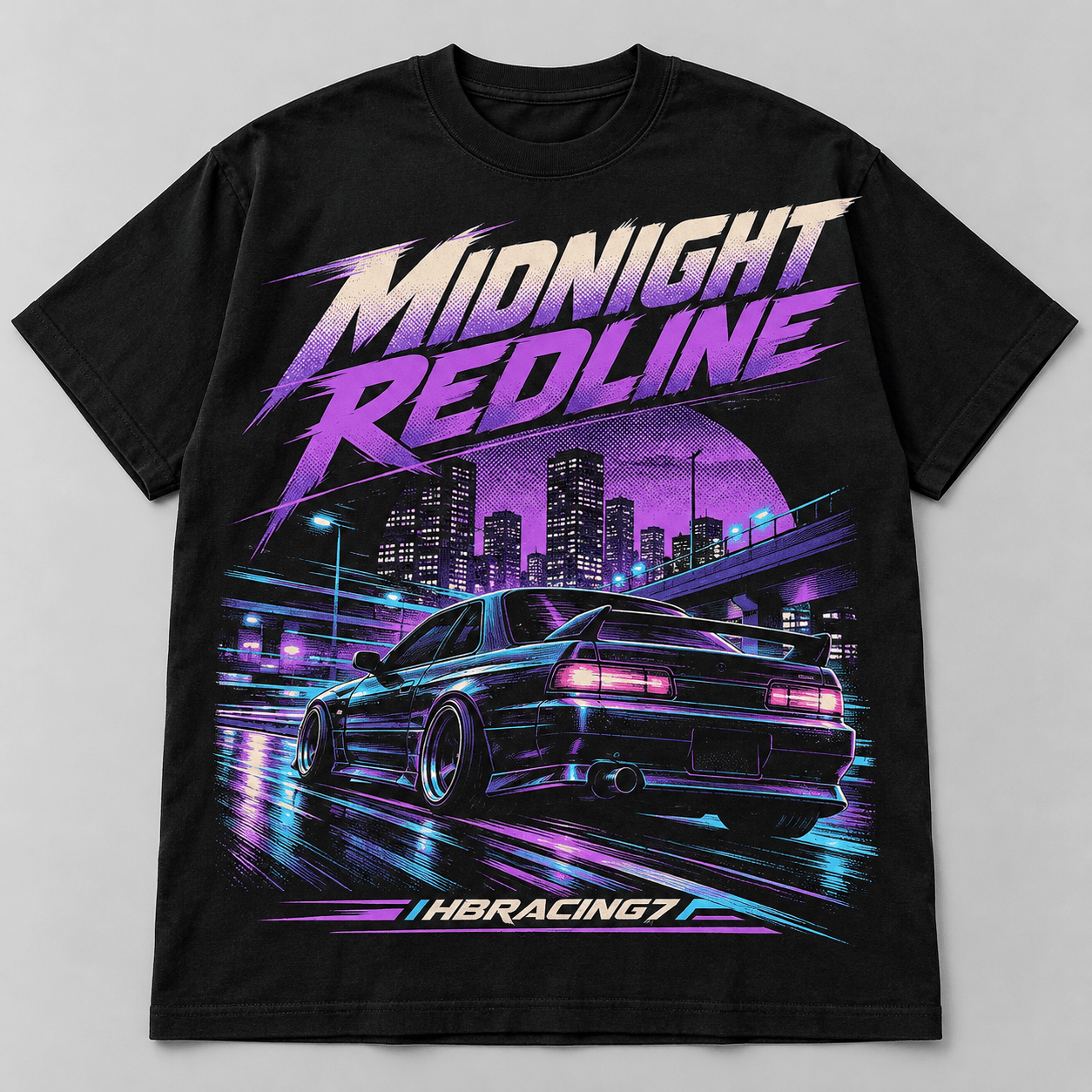 Midnight Redline Tee (front)