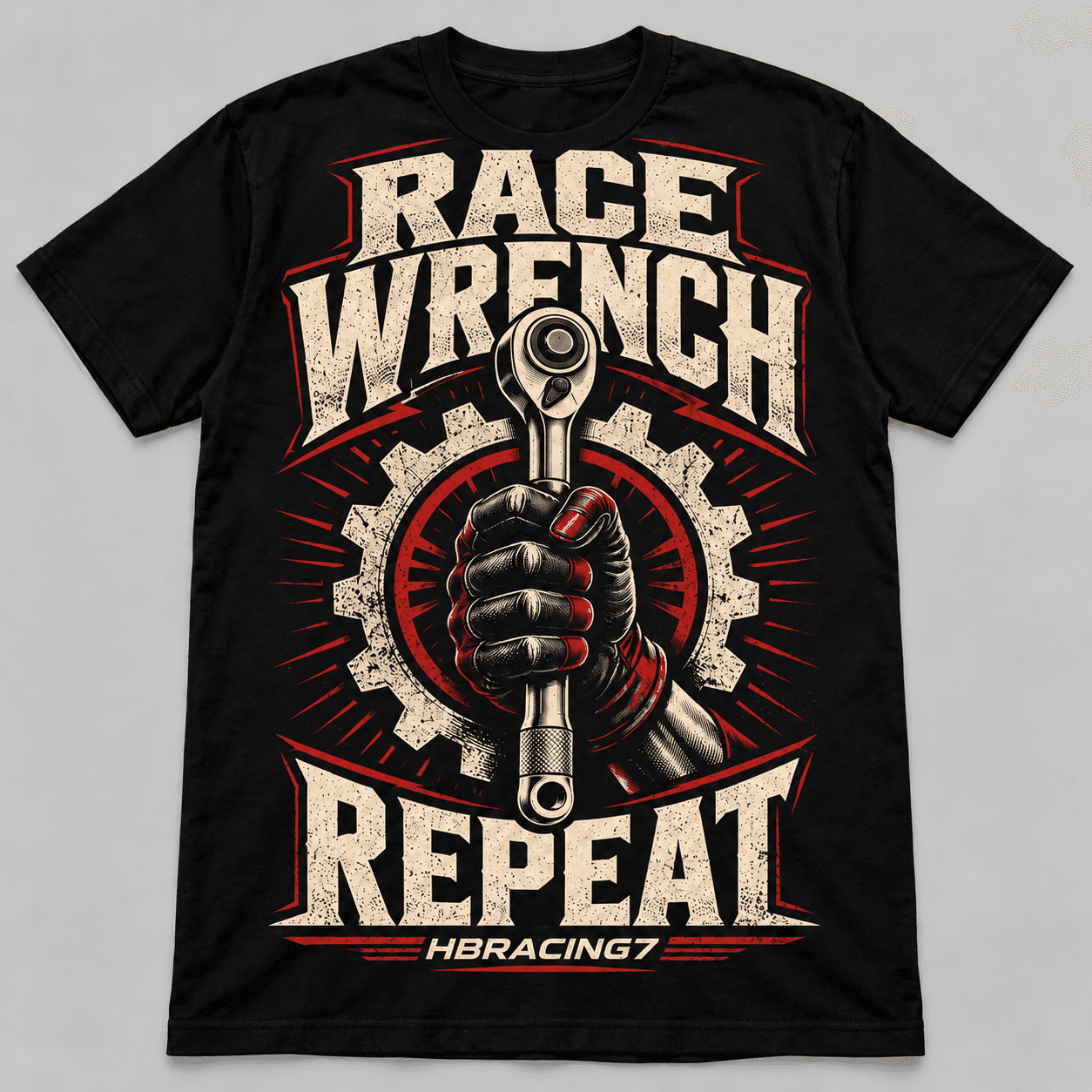 Race Wrench Repeat Tee (front)